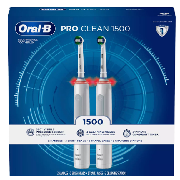 Đập hộp set đôibàn chải điện Oral-B ProAdvantage 1500 Đập hộp set đôibàn chải điện Oral-B ProAdvantage 1500