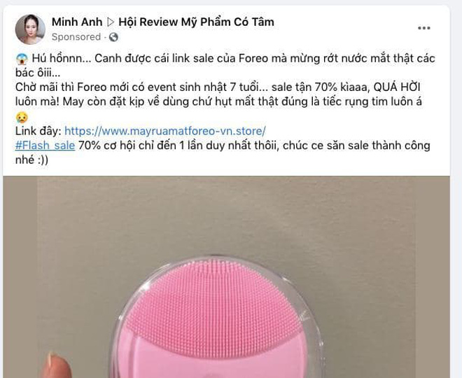 Lừa đảo khuyến mại máy rửa mặt Foreo 330k rầm rộ. Fake rõ ràng nhưng nhiều người vẫn tin ! Lừa đảo khuyến mại máy rửa mặt Foreo 330k rầm rộ. Fake rõ ràng nhưng nhiều người vẫn tin !