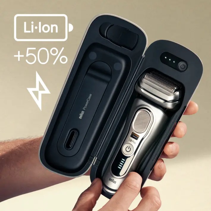 Hộp sạc máy cạo râu Braun PowerCase dùng pin Li-ion