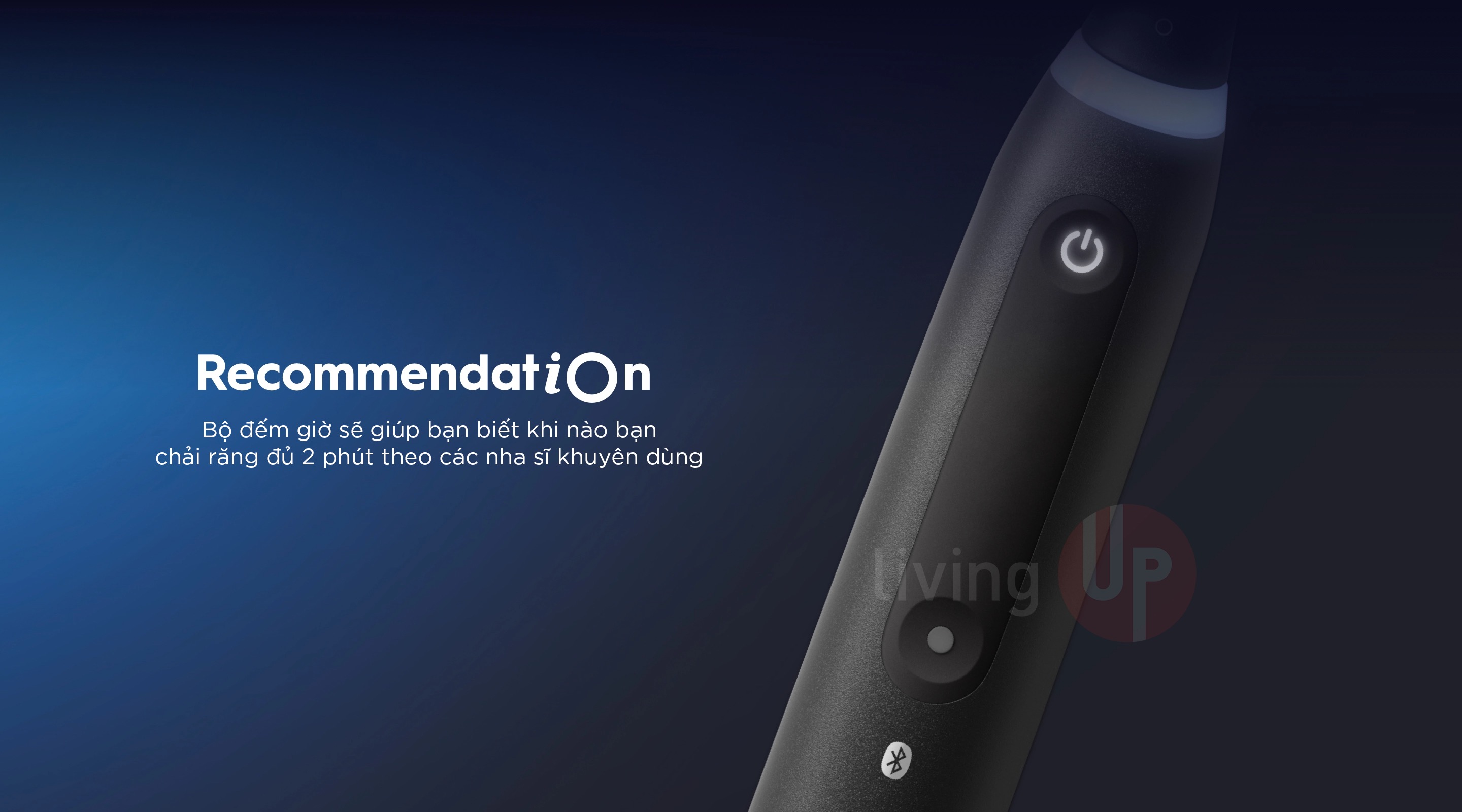 ban chai dien oral-b io series 5 2 minutes timer