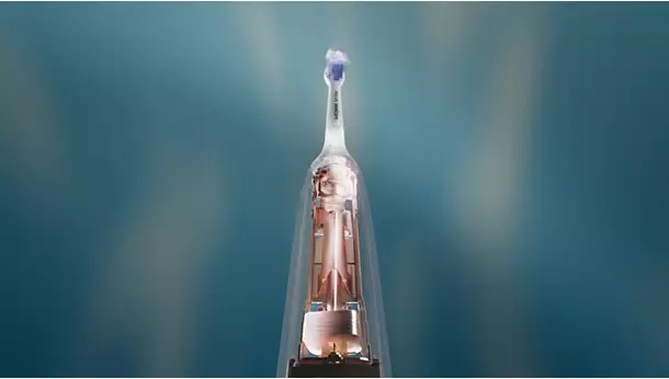 Công nghệ Sonicare thế hệ mới – Làm sạch đồng đều toàn khoang miệng