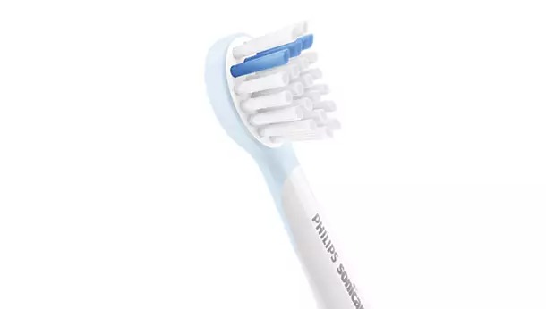 Đầu bàn chải TPE nhỏ gọn, thiết kế riêng cho trẻ em