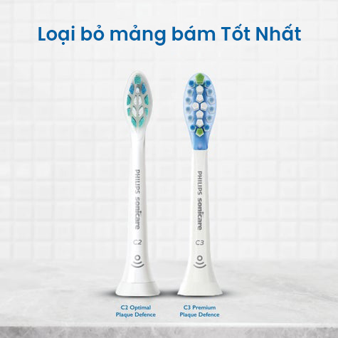 Dau ban chai dien Philips Sonicare lam sach mang bam plaque control c2 c3