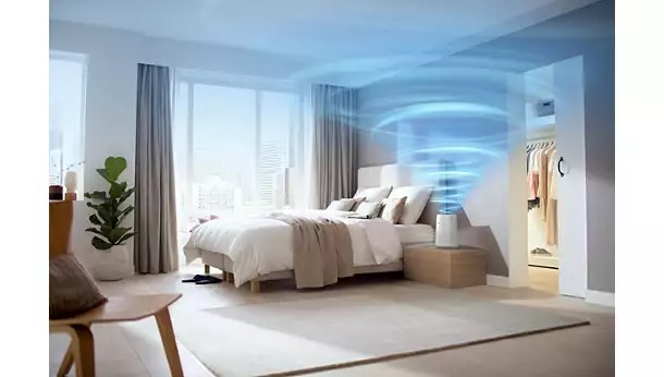 Làm sạch mạnh mẽ cho phòng rộng đến 49 ㎡