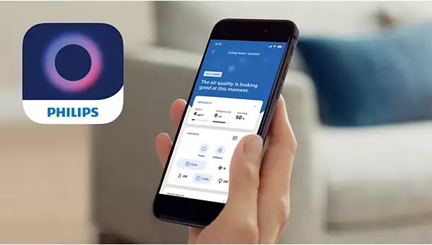 Điều khiển từ xa bằng ứng dụng Philips Air+