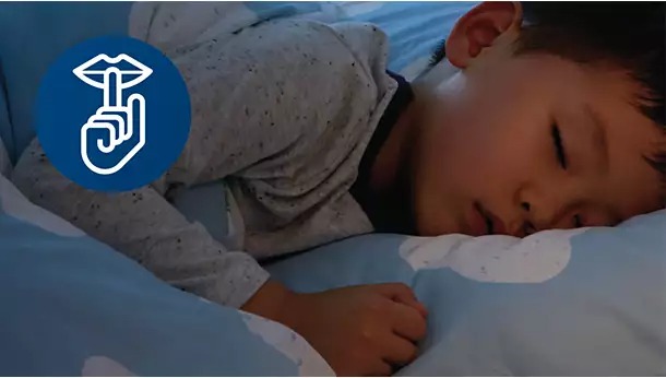 Êm ái tối đa, không gây chói sáng khi ngủ