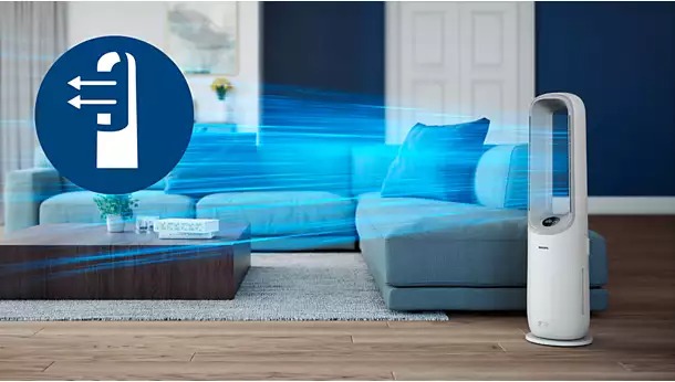 Làm mát với luồng không khí sạch mạnh mẽ