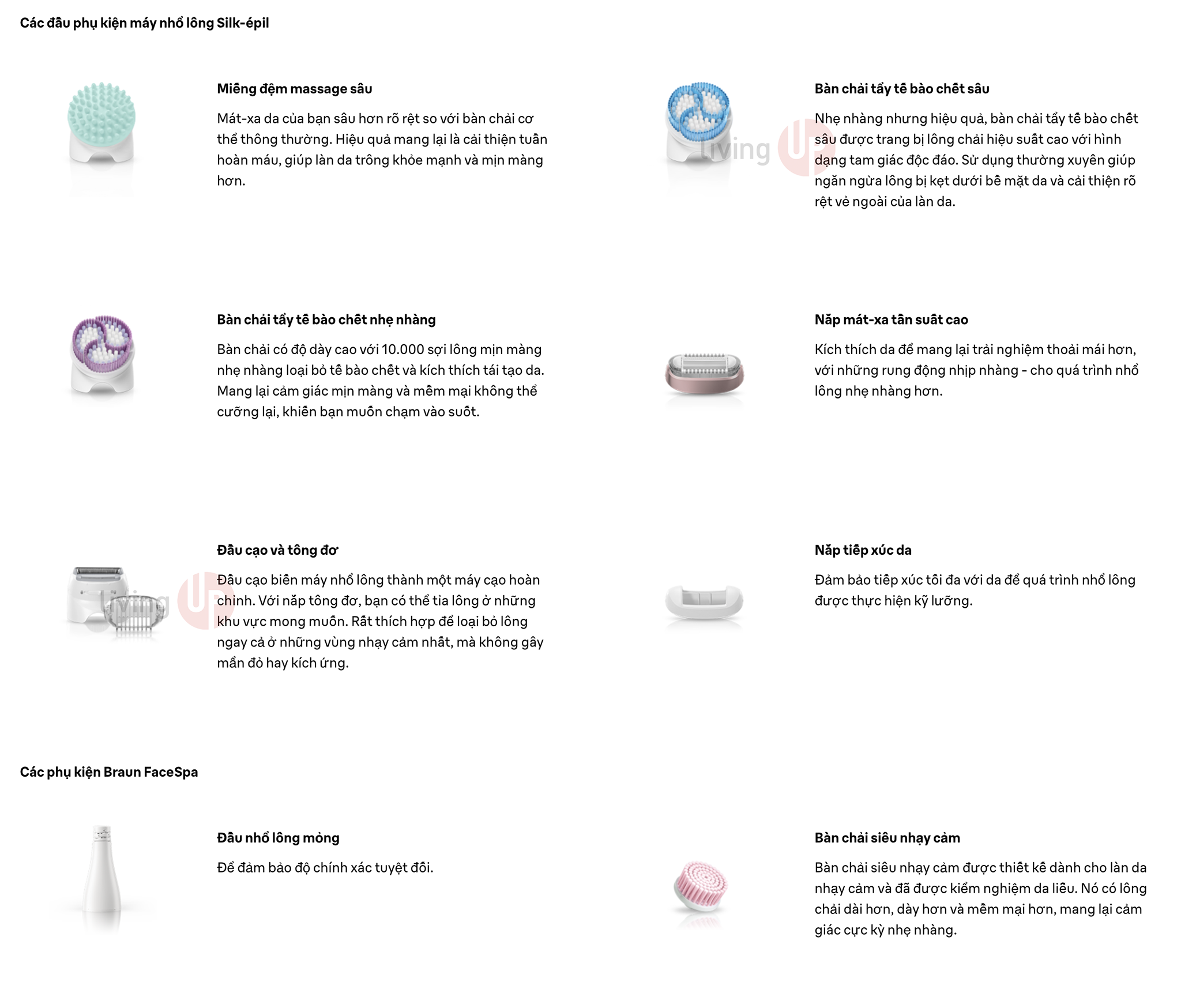 Phu kien di kem may tay long da nang braun silk epil set 9 9 985 full