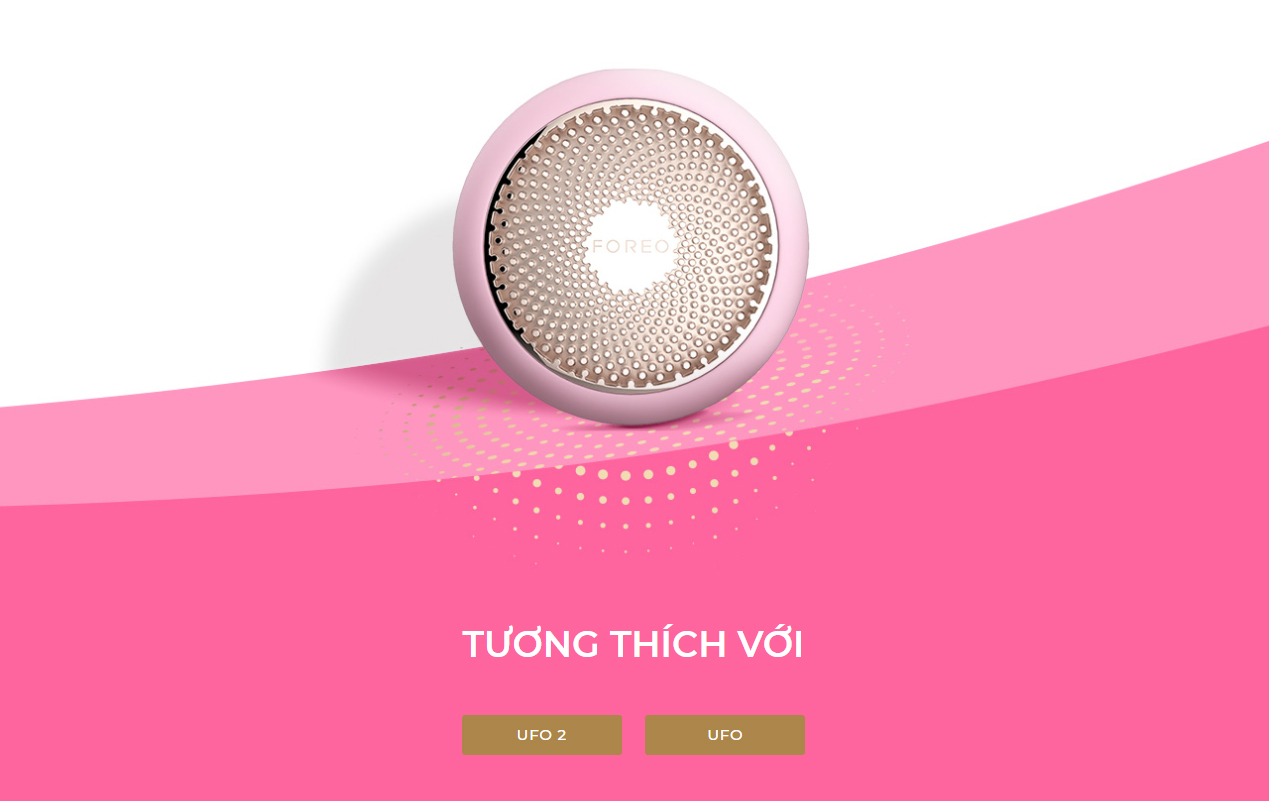 Mặt nạ FOREO UFO Bulgarian Rose