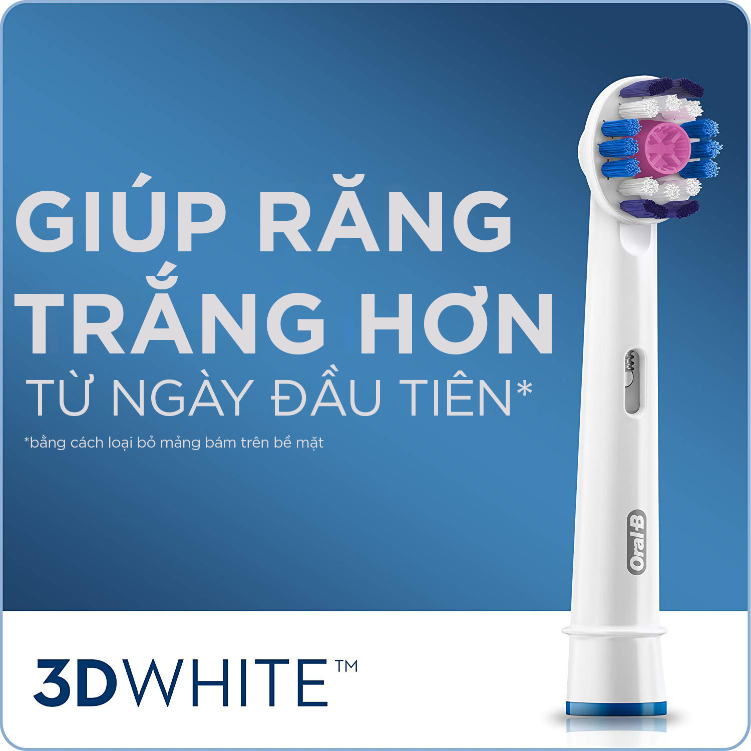 Dau ban chai dien Oral-B 3D White