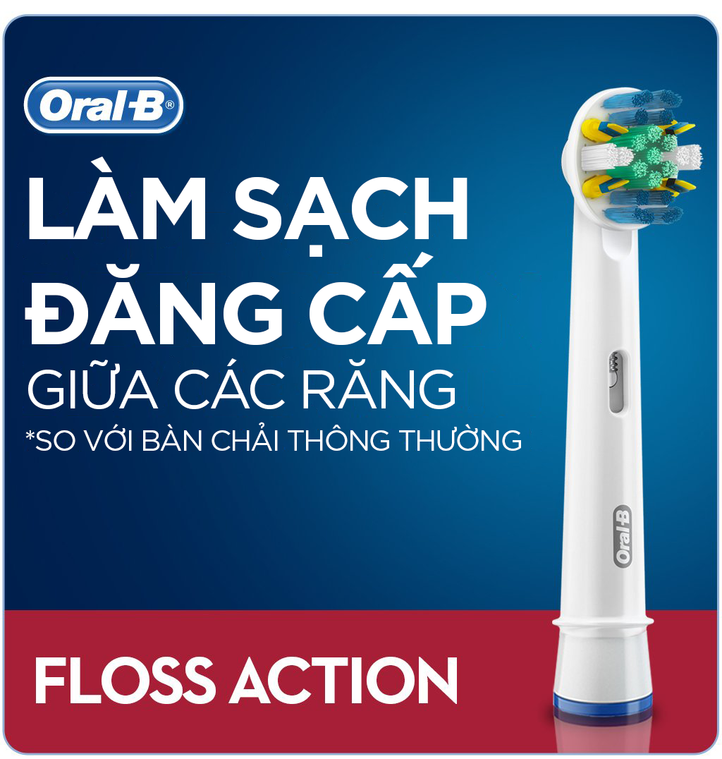 Dau ban chai Oral-B Floss Action