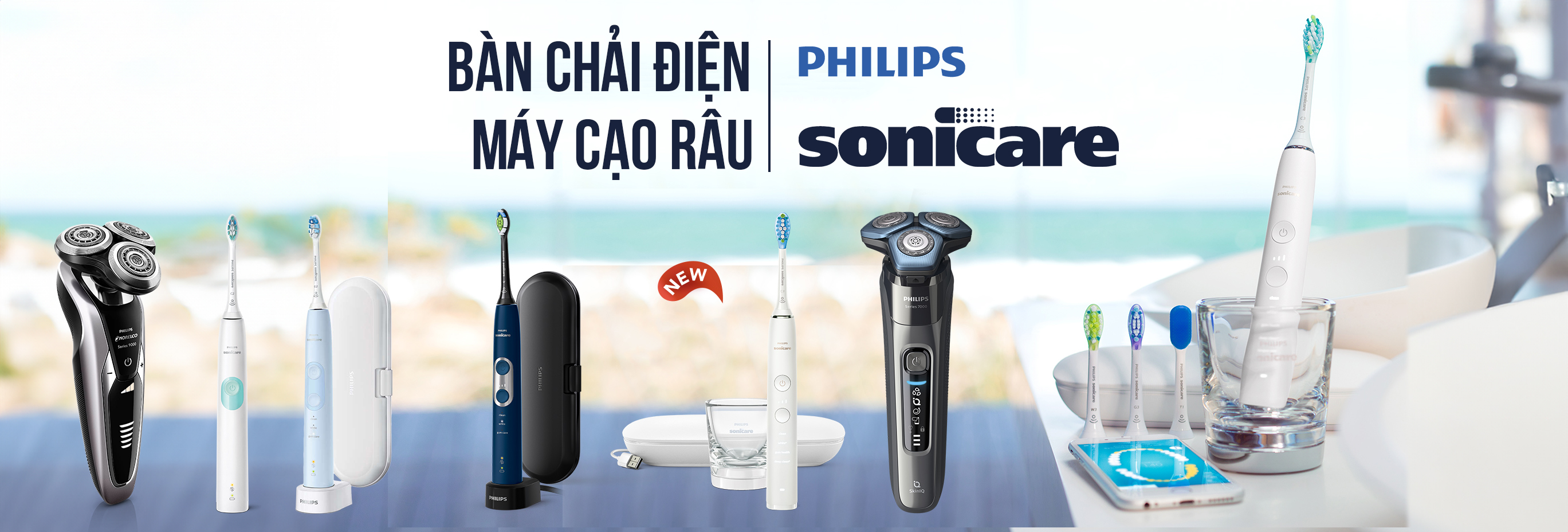 Ban chai dien Philips Sonicare chinh hang gia tot gia re