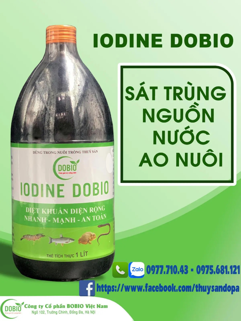 Chế phẩm sinh học IODINE DOBIO