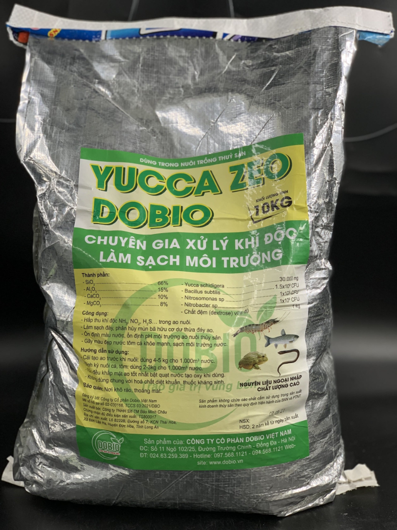 YUCCA ZEO DOBIO - chuyên gia xử lý khí độc, làm sạch môi trường