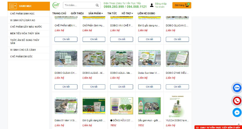 DOBIO - địa chỉ cung cấp men vi sinh cá cảnh uy tín, chất lượng