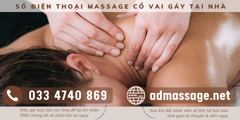 ĐỊA ĐIỂM UY TÍN MASSAGE CỔ VAI GÁY TẠI NHÀ