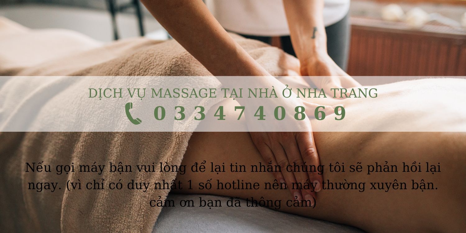 dịch vụ massage tại nhà ở nha trang