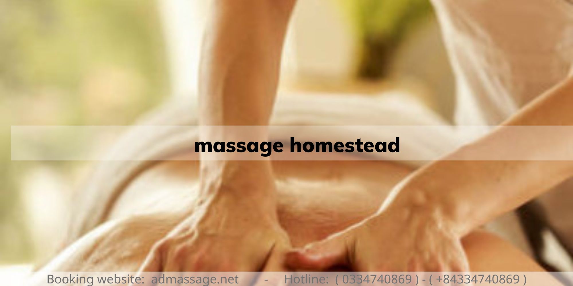 massage homestead