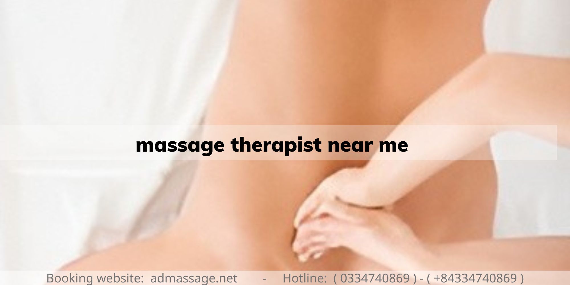 massage therapist near me