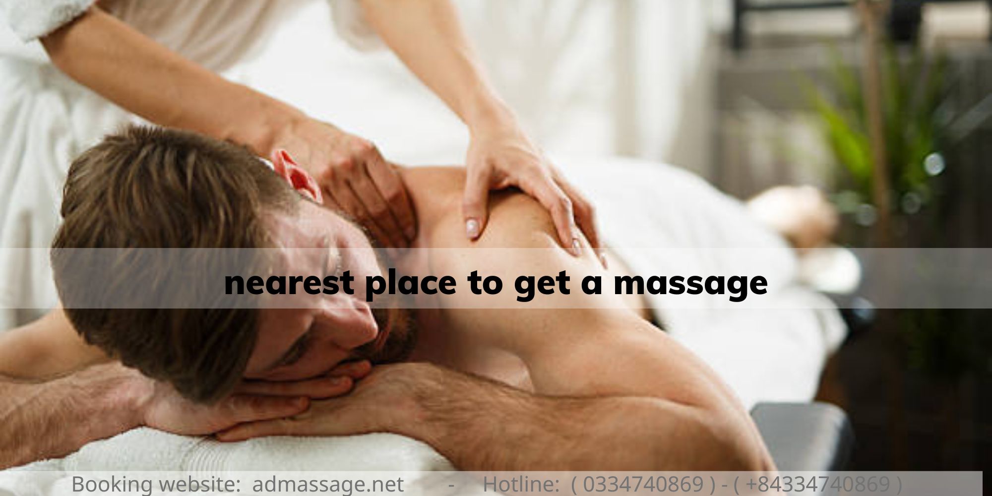 nearest place to get a massage