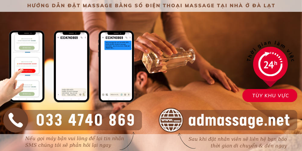 SỐ ĐIỆN THOẠI MASSAGE TẠI NHÀ Ở ĐÀ LẠT CHUYÊN NGHIỆP