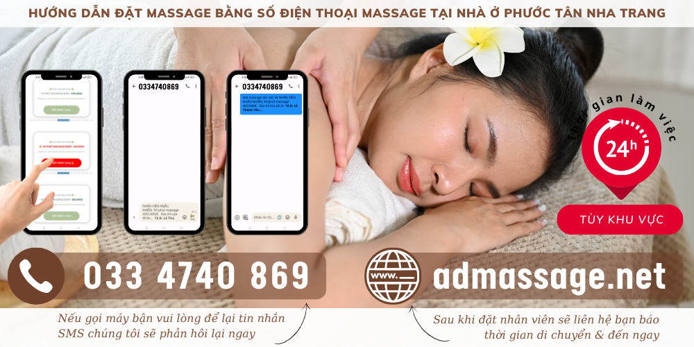 TOP ĐẦU SỐ ĐIỆN THOẠI MASSAGE TẠI NHÀ Ở PHƯỚC TÂN NHA TRANG UY TÍN CHUYÊN NGHIỆP PHỤC VỤ 24/24