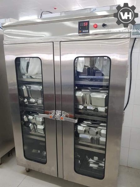 Tủ sấy bát đãi công nghiệp 2 cánh đặc biệt - Inox Vĩnh Hoàng