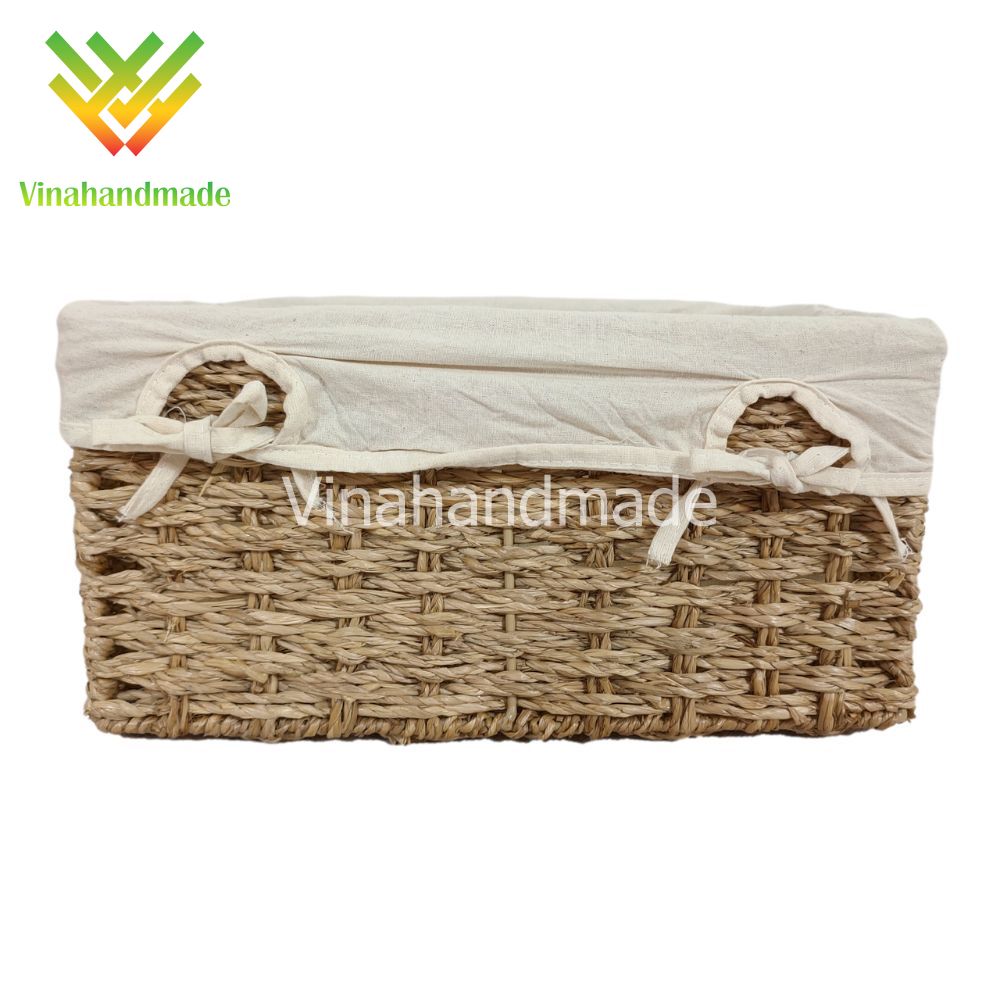 Giỏ cói đựng đồ chữ nhật size nhỏ