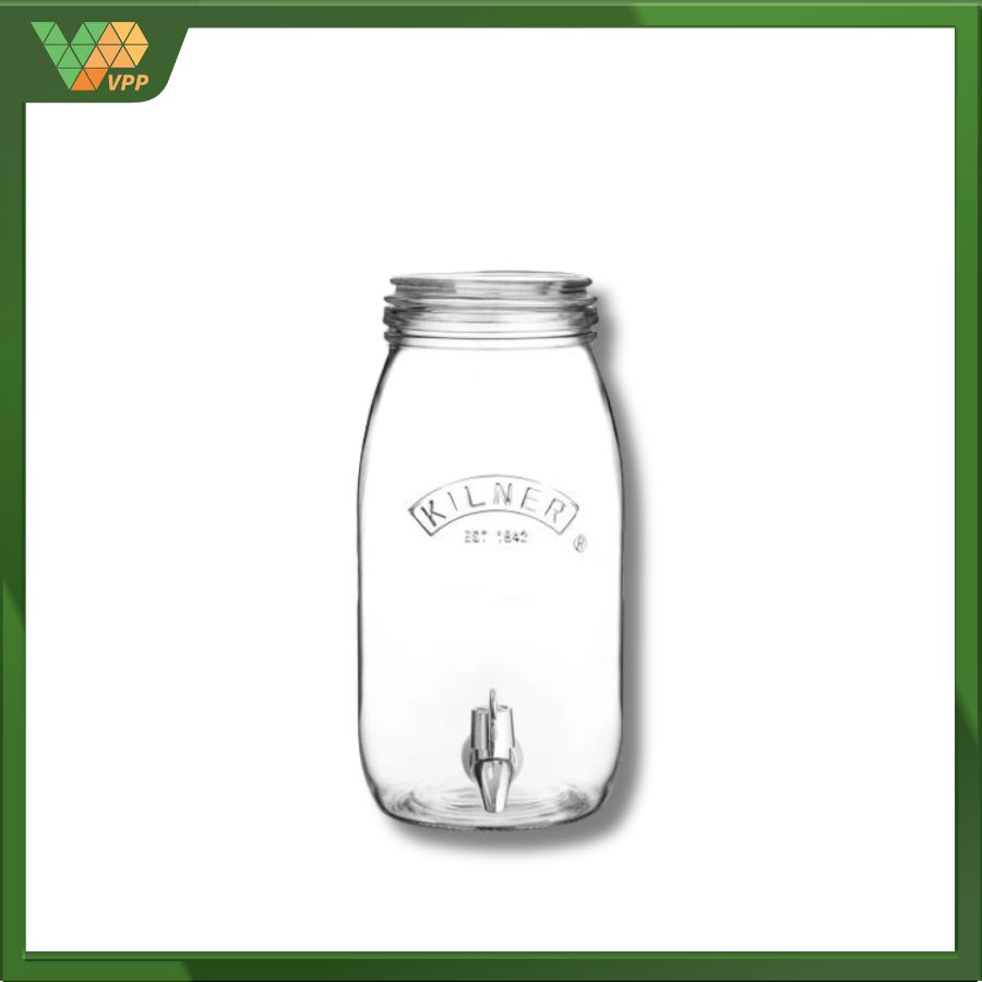 Bình nước thủy tinh Kilner 3L