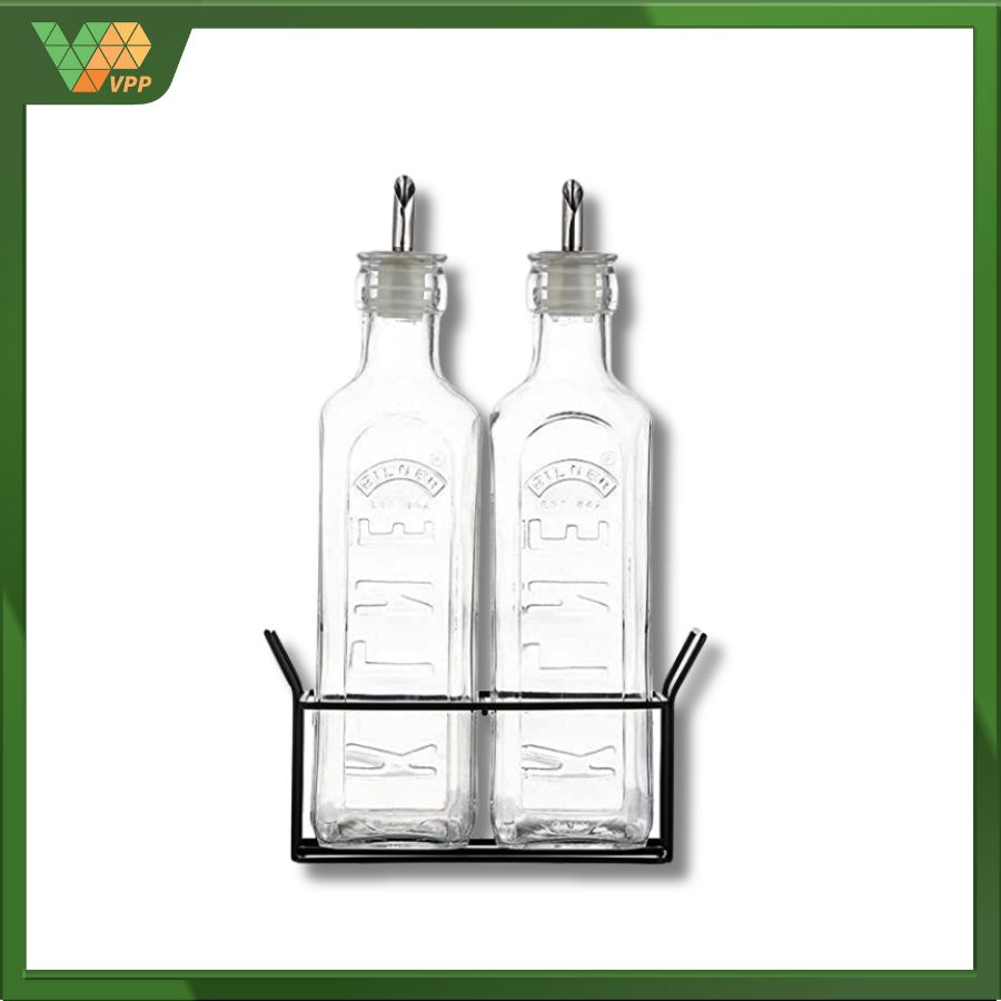Bộ bình thủy tinh đựng dầu Kilner 3 món