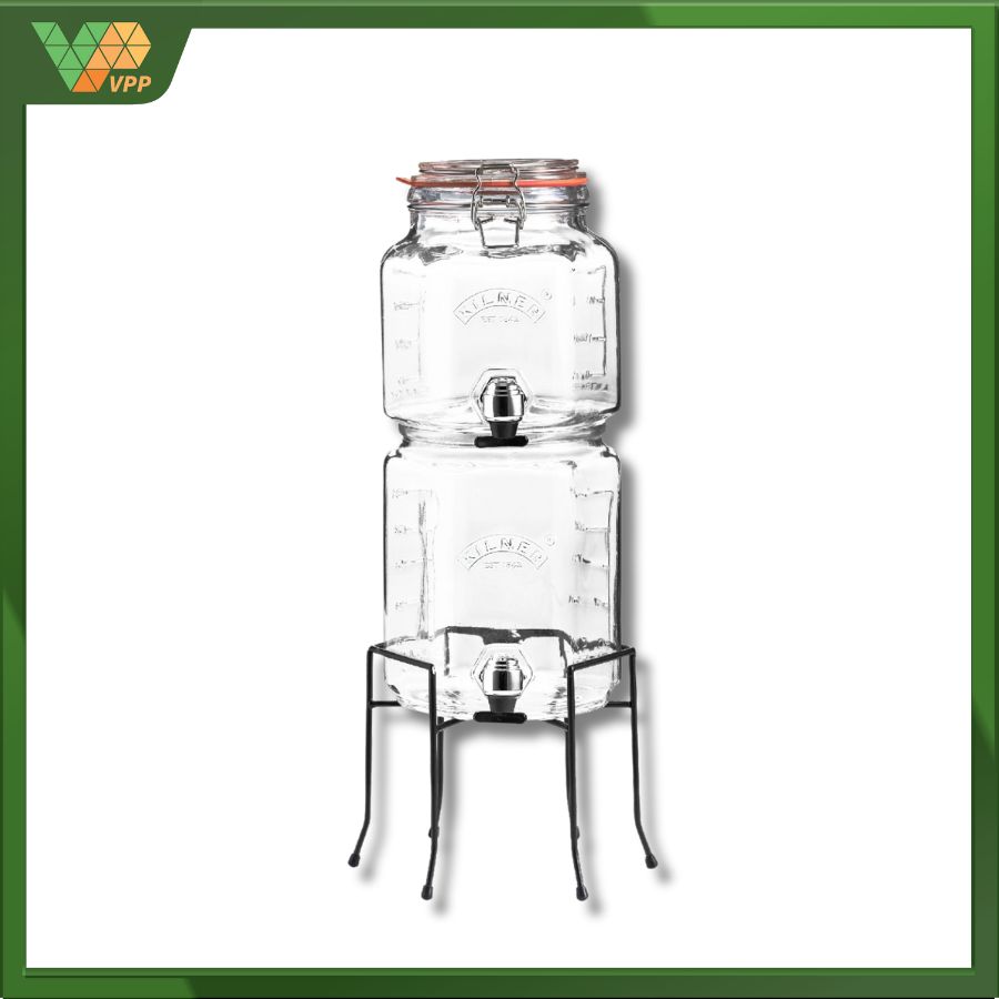 Bộ hũ thuỷ tinh có vòi Kilner 3 món