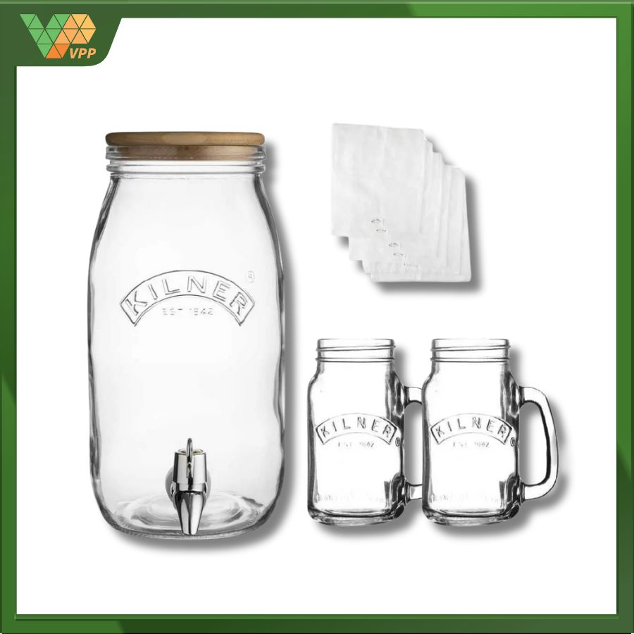 Bộ Kilner Kombucha chính hãng
