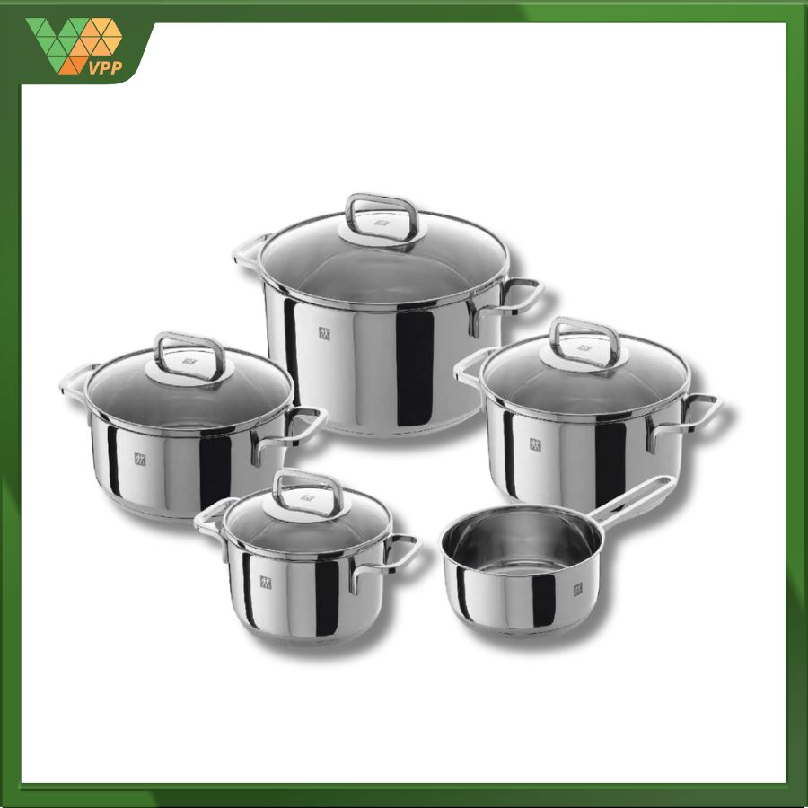 Bộ nồi inox ZWILLING Quadro 5 món chính hãng