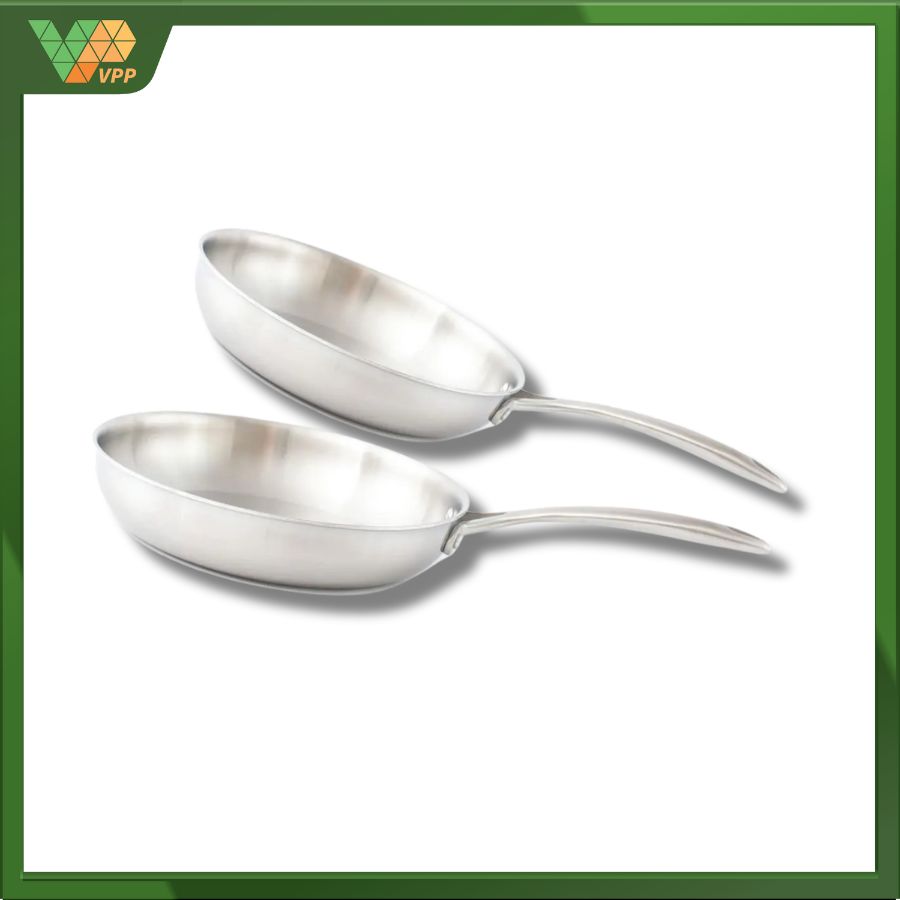 Chảo inox DURACHEFS 24cm & 28cm chính hãng