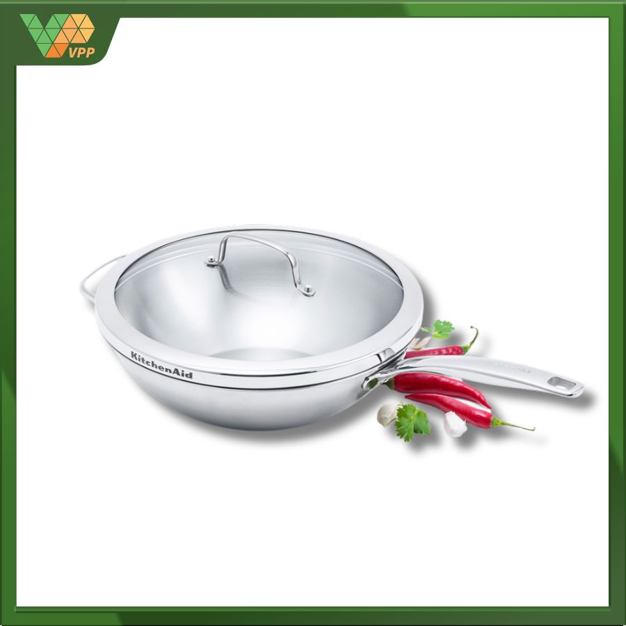Chảo Wok KitchenAid 30cm