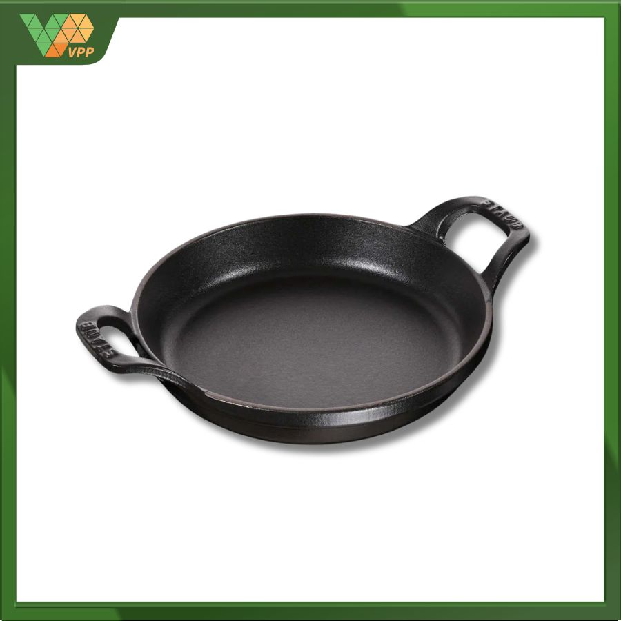 Khay gang tròn STAUB màu đen