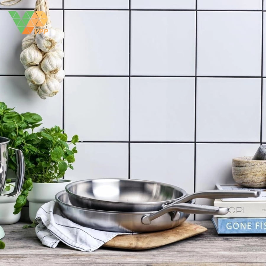 Lưu ý sử dụng Chảo Inox nguyên khối 3 lớp KitchenAid