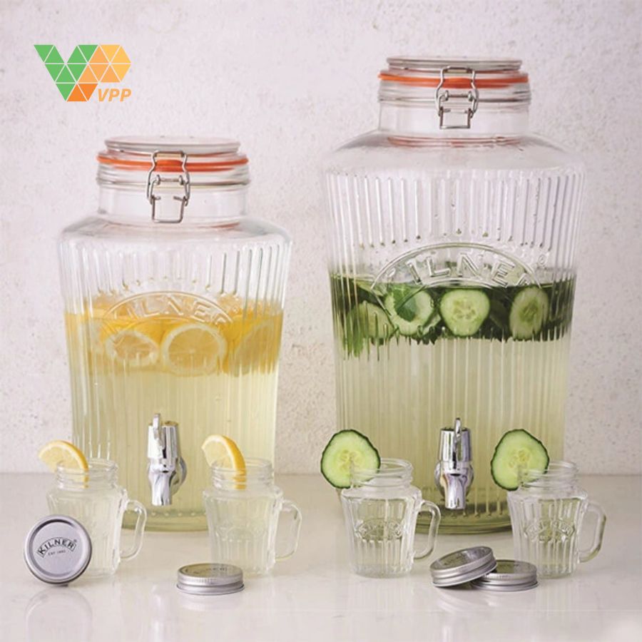 Lưu ý vệ sinh và sử dụng Bình nước thủy tinh Vintage Kilner