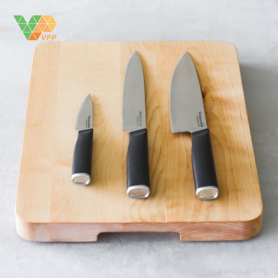 Lưu ý vệ sinh và sử dụng Bộ dao Chef Classic KitchenAid 3 món