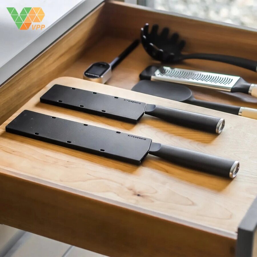 Lưu ý vệ sinh và sử dụng Bộ dao Santoku Classic KitchenAid