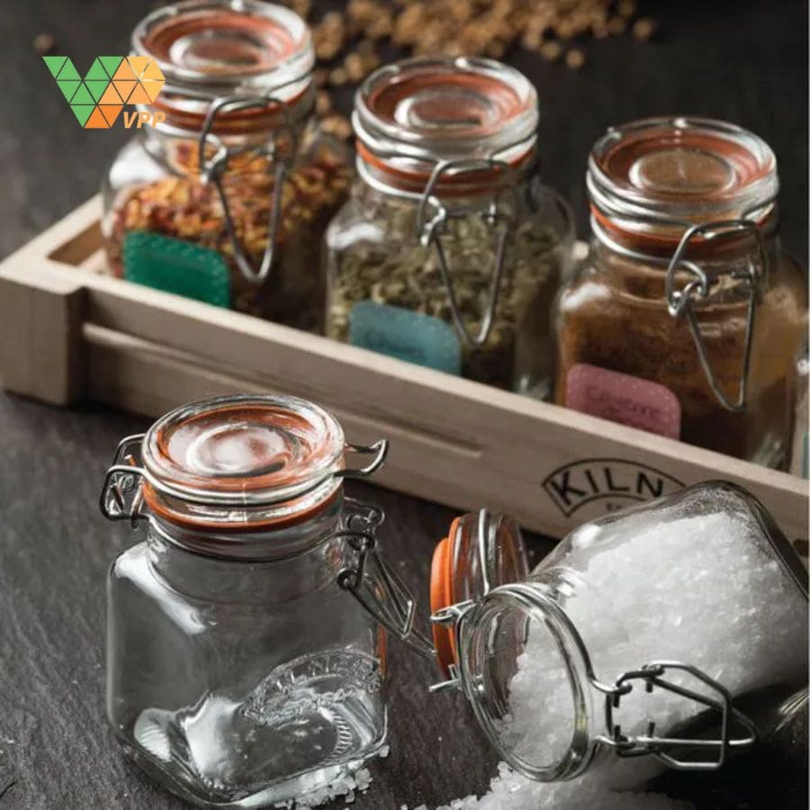 Lưu ý vệ sinh và sử dụng Bộ hũ đựng gia vị Kilner 70ml