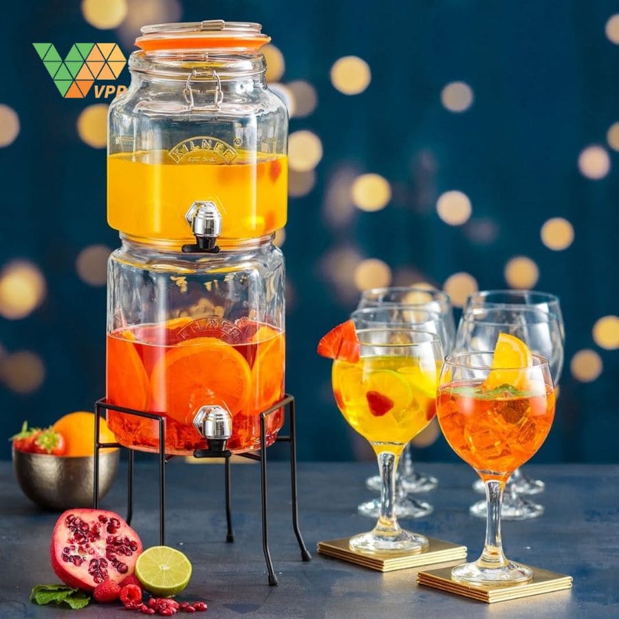 Lưu ý vệ sinh và sử dụng Bộ hũ thuỷ tinh có vòi Kilner 3 món