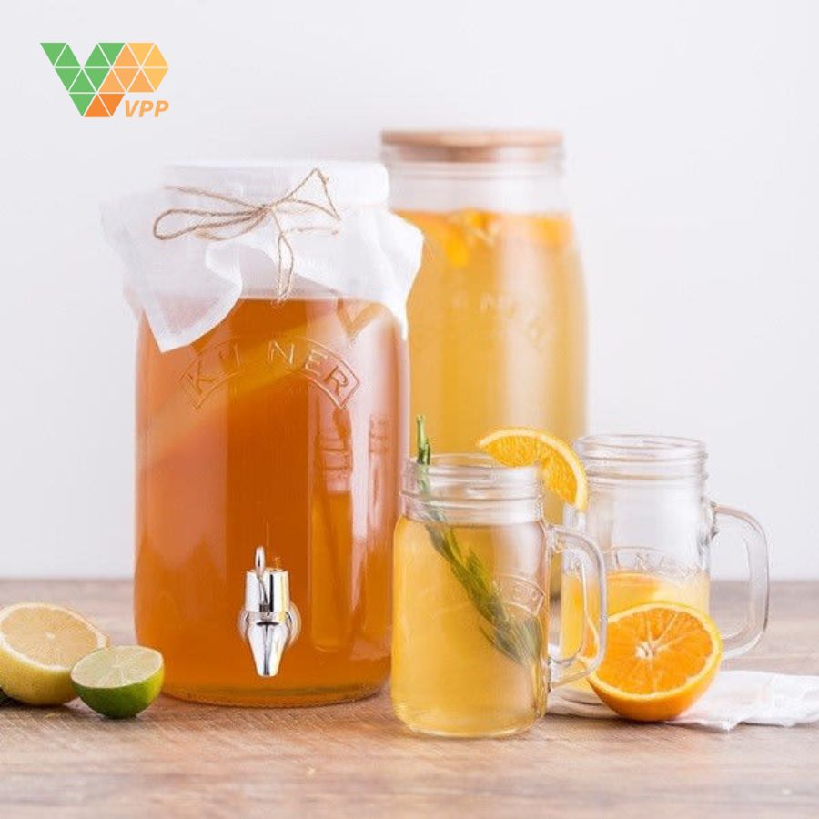 Lưu ý vệ sinh và sử dụng Bộ Kilner Kombucha