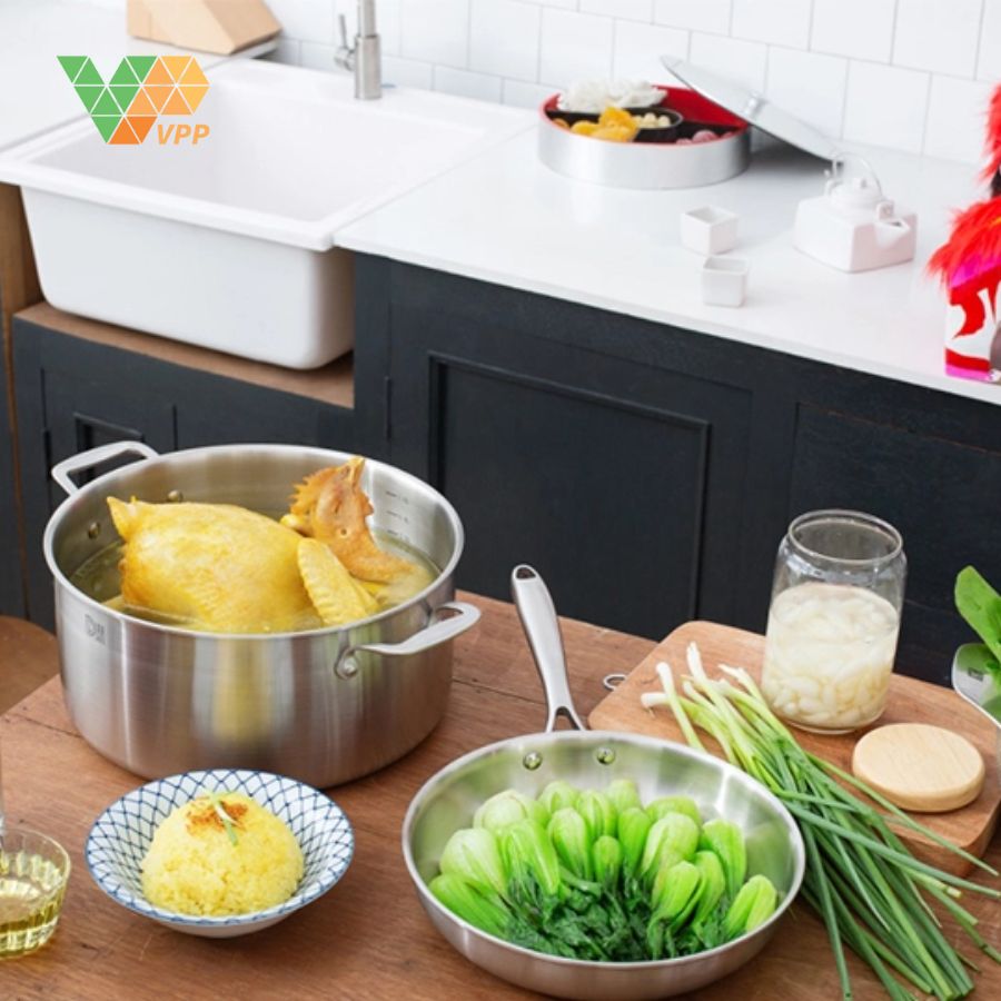 Lưu ý vệ sinh và sử dụng Chảo inox DURACHEFS