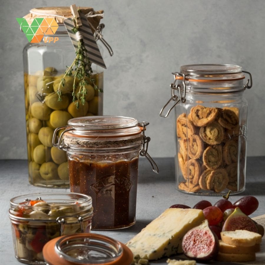 Lưu ý vệ sinh và sử dụng Hũ thủy tinh vát cạnh Kilner