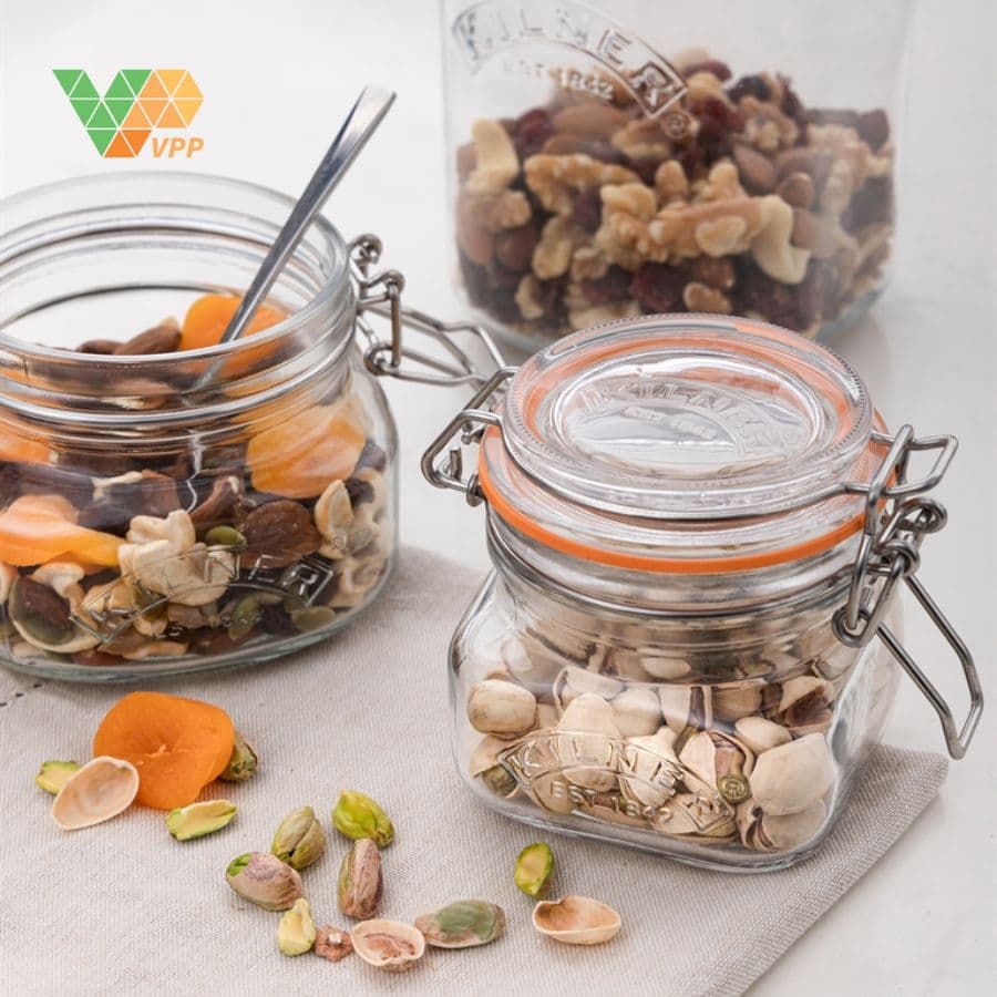 Lưu ý vệ sinh và sử dụng Hũ thủy tinh vuông Kilner