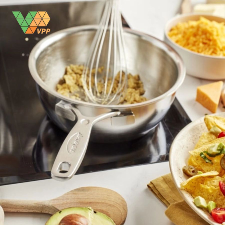 Lưu ý vệ sinh và sử dụng Quánh inox Demeyere Industry 5 - 3.3L/24cm