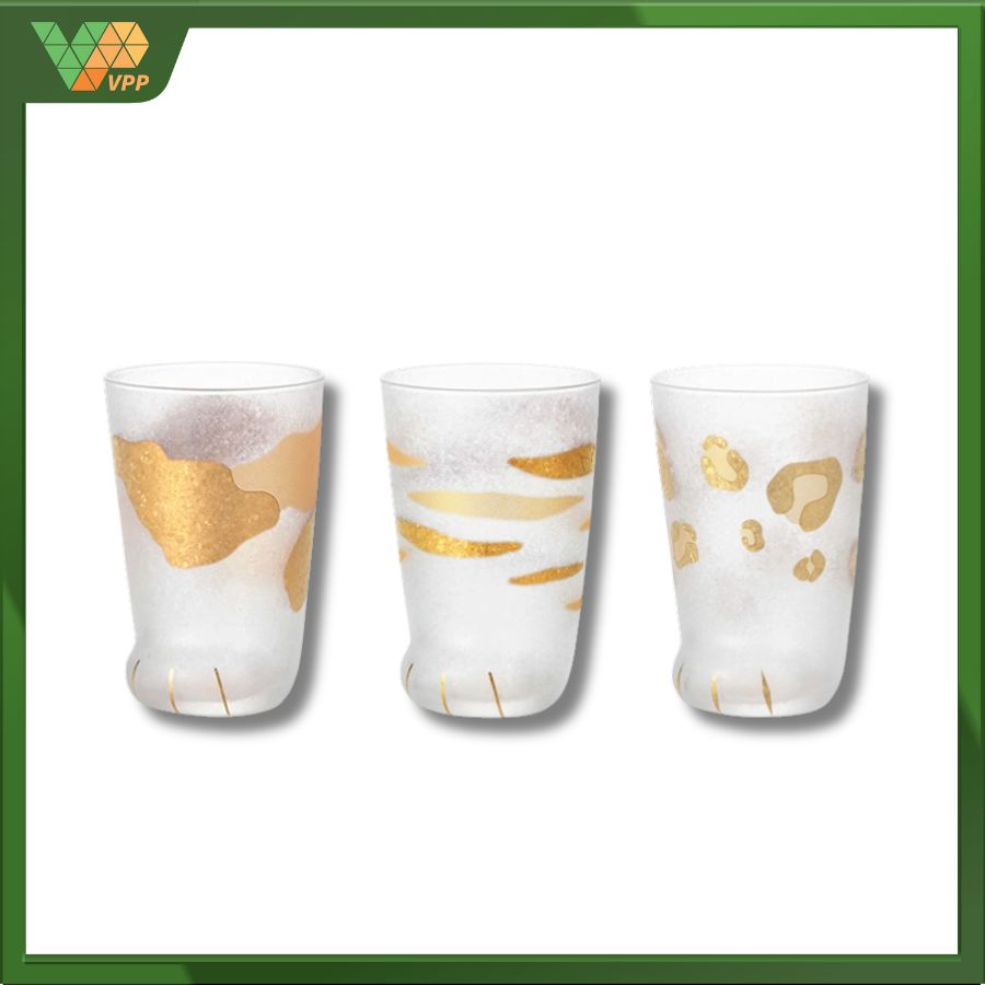 Ly hình chân mèo tam thể Coconeco Premium Aderia 0.3L