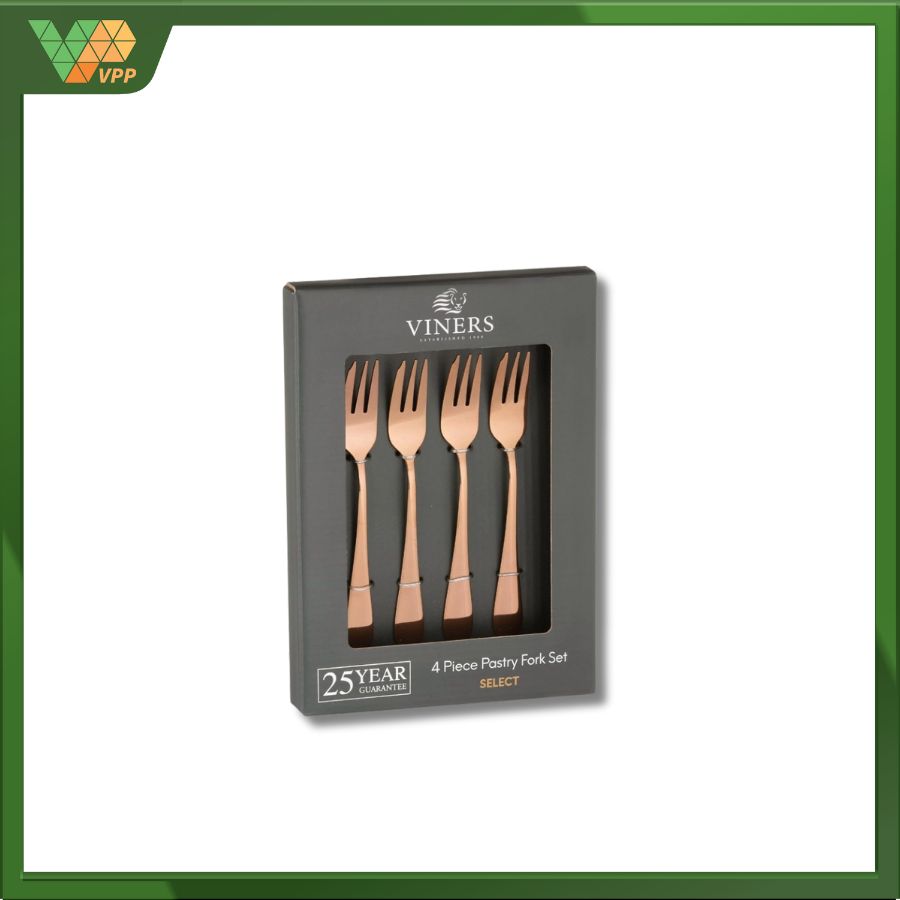 Bộ nĩa Select màu đồng 4 món chính hãng