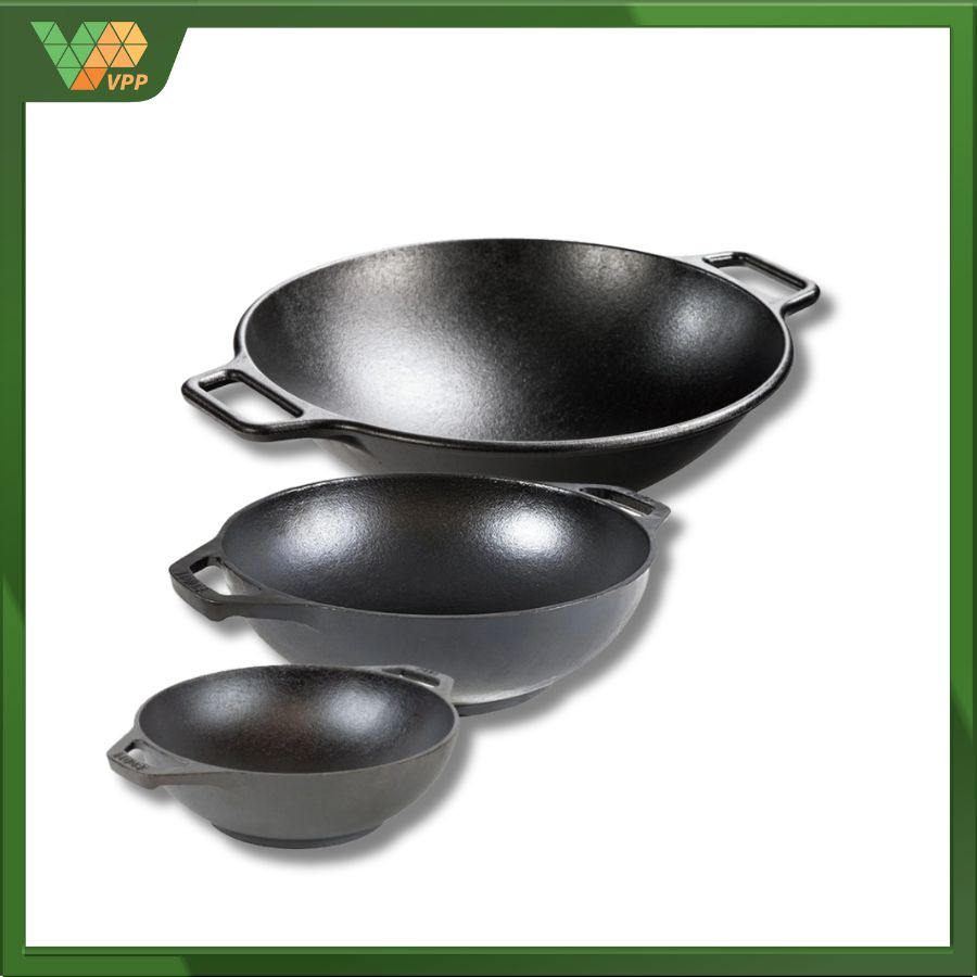 Chảo gang Wok Lodge chính hãng